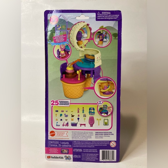 Polly Pocket Spin and Surprise Playground with Pop and Swap with 25 Suprises - Picture 4 of 4